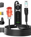 NOEIFEVO Q21W Wlan carregador de carro elétrico móvel Wallbox 11kW com controlo remoto APP, cabo de carregamento trifásico 5m/10m Tipo2 CEE16A 