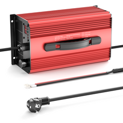 Noeifevo 43.8V 25A LiFePO4-batterilader for 38.4V (36V) 12S LiFePO4-litiumbatteri, for husholdningsenergisystemer, RV-båter, golfbiler