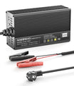 Noeifevo 29.2V 5A LiFePO4 akkulaturi 24V 25.6V LiFePO4 akulle, XLR/IEC/XT60/Anderson 50A/M8