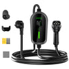 NOEIFEVO Type 2 ladekabel Schuko 3,7 kW - 4m/6m/11m |6-16A|1-faset bærbar EV-oplader IP65 vandtæt med LCD-display, justerbar ladeeffekt, starttidsindstilling, til alle EV'er (IEC 62196-2) & PHEV'er