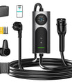 NOEIFEVO CY01 Typ 2 latauskaapeli Schuko 220V, 3,7kW mobiili seinälatauslaite sovelluksella, 6–16A 1-vaiheinen latauskaapeli sähköautoille (IEC 62196-2) & PHEV:ille