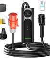 22KW 32A 3-faset type 2 højstrøm hurtigopladningskabel Mobil EV Wallbox, 5 meter kabel