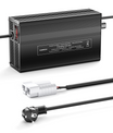 NOEIFEVO 48V 1A-20A Strøm Justerbart Batterioplader til Blysyre Batterier, AGM, Gel, Golfvogn Batterioplader, LED-Display