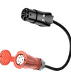 Type 2-stik til CEE16A-stik, Adapter til 11KW EV-oplader til at trække strøm fra ladestationen