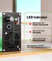 NOEIFEVO 46.2V 2A 3A 3.5A 4A Lithium-Ladegerät für 11S 40.7V Li-Ion Lipo-Batterien, Kühlventilator, automatischer Abschaltung (GREEN)