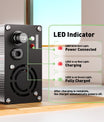 NOEIFEVO 14.6V 10A LiFePO4 Batterie-Ladegerät für 4S 12V 12.8V LiFePO4 Batterie, mit LCD-Anzeige, Kühlventilator, automatischer Abschaltung