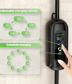 NOEIFEVO Mobile Wallbox/Ladestation 11kW [3-phasig|5m|6-16A] mit Traveller Adapter Set, Ladekabel CEE 16A auf Typ 2 und EV Ladegerät für Model Y/3, ID.3/4/5, MG4, EX30, e-up, e-tron, Zoe und andere EV