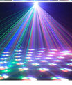 60W Moving Head Partylicht, 2-Arm RGBW Beam Disco-Partylicht mit Fernbedienung, DMX512 Bühneneffekt DJ-Licht für Veranstaltungen, Club, Weihnachten