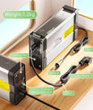 NOEIFEVO 12.6V 20A Lithium-Batterieladegerät für 3S 11.1V 12V Lithium  Batterie,mit Kühlventilator, automatische Abschaltung.