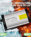 NOEIFEVO 8.4V 20A lithium batterijlader voor 2S 7.4V lithium batterij, met koelventilator, automatische uitschakeling.