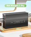 NOEIFEVO 72V 1A-20A Strøm Justerbart Batterioplader til Blysyre Batterier, AGM, Gel, Golfvogn Batterioplader, LED-Display