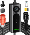 Noeifevo Type2 EV nabíjací kábel, 11KW 16A CEE 5m/10m/15m  mobilná nabíjačka EV, DC6mA RCD ochrana