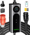 Noeifevo Type2 EV nabíjací kábel, 11KW 16A CEE 5m/10m/15m  mobilná nabíjačka EV, DC6mA RCD ochrana
