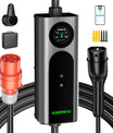 Noeifevo Type2 EV nabíjací kábel, 11KW 16A CEE 5m/10m/15m  mobilná nabíjačka EV, DC6mA RCD ochrana