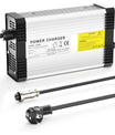 Carregador de bateria de lítio NOEIFEVO 71.4V 5A para bateria de lítio 17S 60V 62.9V, com ventilador de refrigeração, desligamento automático.