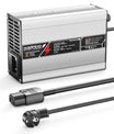 NOEIFEVO 42V 2A 3A 3.5A 4A Lithium-Ladegerät für 10S 37V Li-Ion Lipo-Batterien, Kühlventilator, automatischer Abschaltung