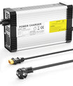 NOEIFEVO 71.4V 5A Lithium-batterilader til 17S 60V 62.9V Lithium-batteri, med køleventilator, automatisk afbrydelse.