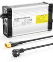 Carregador de Bateria LiFePO4 NOEIFEVO 29.2V 14A para Bateria LiFePO4 24V 25.6V 8S, com ventilador de resfriamento e desligamento automático