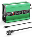 NOEIFEVO 21V 2A 3A 4A 5A Lithium-Ladegerät für 5S 18.5V Li-Ion Lipo-Batterien, Kühlventilator, automatischer Abschaltung(GREEN)