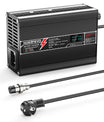 NOEIFEVO 24V 8A ładowarka do baterii litowych LiFePO4, napięcie ładowania 29,2V, z wentylatorem, obudowa aluminiowa, ekran LCD