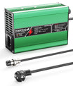 NOEIFEVO 29.4V 5A Lithium-Ladegerät für 7S 25.9V Li-Ion Lipo-Batterien, Kühlventilator, automatischer Abschaltung(GREEN)