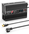 NOEIFEVO 72V 76.8V 3A Lithium LiFePO4 Batterieladegerät, Ladespannung 87.6V, mit Lüfter, Aluminium-Gehäuse,LCD Bildschirm