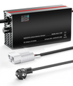 NOEIFEVO 67,2V 2-20A Lithium-Batterijlader voor 59.2V 60V 16S Lithium-Li-Ion-Lipo-batterij, LCD-display, instelbare stroom, lader voor E-bike, scooter, elektromotorfiets