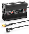 מטען ליתיום NOEIFEVO 21V 2A 3A 4A 5A עבור סוללות 5S 18.5V Li-Ion Lipo, מאוורר קירור, כיבוי אוטומטי (שחור)