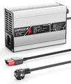 NOEIFEVO 50.4V  2A 2.5A 3A מטען ליתיום עבור סוללות Li-Ion Lipo 12S 44.4V, מאוורר קירור, כיבוי אוטומטי