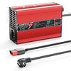 NOEIFEVO 76.8V 3.5A Litium LiFePO4 Batterilader, Ladespenning 87.6V, med vifte, aluminiumhus, LCD-skjerm
