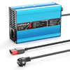 NOEIFEVO 14,6V 15A LiFePO4 batterilader til 12V 12,8V 4S LiFePO4-batteri, automatisk afbrydelse, aluminiumshus, med blæser