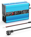 NOEIFEVO 42V 6A Lithium-Batterieladegerät für 37V 10S Batterie, automatische Abschaltung, Aluminiumgehäuse, mit Lüfter