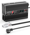 NOEIFEVO 14.6V 6A LiFePO4 Batterie-Ladegerät für 4S 12V 12.8V LiFePO4 Batterie, mit LCD-Anzeige, Kühlventilator, automatischer Abschaltung