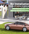 Noeifevo F094 EV laddningsstation, 11KW 16A 3 fas 3/5 meter mobil laddare för typ 2 elfordon