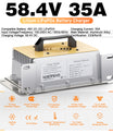 NOEIFEVO 51,2V 48V 16S Lithium LiFePO4 Akkuladegerät, 58,4V 35A Ladegerät für Solarbatterien, Golfwagenbatterien, Bootsbatterien, wasserdicht, 0V BMS-aktiviert