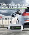 Noeifevo F094 EV laddningsstation, 11KW 16A 3 fas 3/5 meter mobil laddare för typ 2 elfordon