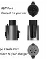 Type2 to GB/T EV Adapter 22KW 32A For Type2 EV charger for Chinese electric vehicles