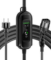 Noeifevo Portable Type 2 3.7KW 16A EV Charger, Type 1 Mobile EV Charging Cable with Schuko, 5m/10m