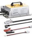 NOEIFEVO 51,2V 48V 16S Lithium LiFePO4 Akkuladegerät, 58,4V 35A Ladegerät für Solarbatterien, Golfwagenbatterien, Bootsbatterien, wasserdicht, 0V BMS-aktiviert