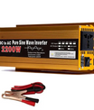 Inverter 12V till 220V Pure Sine Wave 1600W 2200W 3000W Power Inverter EU Laddningsuttag med LED-skärm