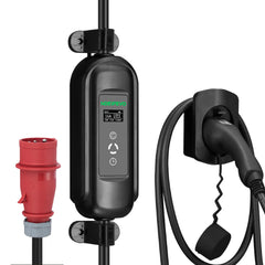 Kit stazione di ricarica EV Noeifevo Type2, caricatore per veicoli elettrici trifase da 16A, wallbox EVSE mobile CEE 16A con cavo da 5 metri