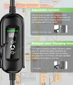 10Meters 11KW EV Charging Station, Type 2 16A 3 Phase EV Wallbox , CEE 16A Plug,  Schuko Plug For Travel