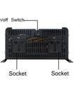 Invertor 96V na 230V, 8000W, 10000W, 12000W, solární měnič do auta s dálkově ovládaným dvouzásuvkovým měničem