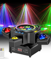 120W lavavalo 4-in-1 RGBW moving head -efekti, laservalo, heijastin, juhlavalaisin kaukosäätimellä Discoon, DJ:lle, baariin, syntymäpäiväjuhliin