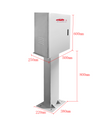NOEIFEVO EV Wallbox Protective Enclosure - Universal, Weatherproof & Anti-Theft with Storage Hooks