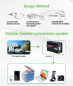 Inverter sinusoidale puro DC 12V a AC110V 220V 3000W 4000W 5000W 6000W 8000W Convertitore di tensione Convertitore solare inverter