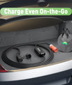 Noeifevo 11KW Type 2 EV Charging Station, 16A 3 Phase Electric Vehicles Charger , CEE 16A Mobile EVSE Wallbox with 10Meters Cable