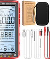 681 Multimetro digitale, dispositivo di misura multifunzione, ricaricabile, tensione AC/DC, tester di tensione senza contatto, schermo LCD, tester di corrente