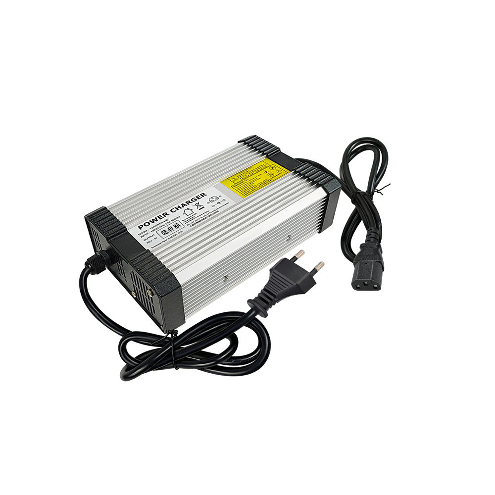 NOEIFEVO 58,4 V 8A Lifepo4 batería de Cargador para batería Lifepo4 16S 48V (51,2 V)