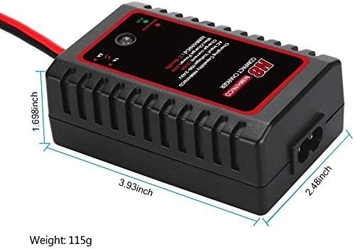 N8 Intelligente NiMH / NiCD Batterilader til 2-8s 2,4V 3,6V 4,8V 6V 7,2V 8,4V 9,6V batterier til Airsoft RC bil, båd, drone, med Standard / Mini Tamiya stik